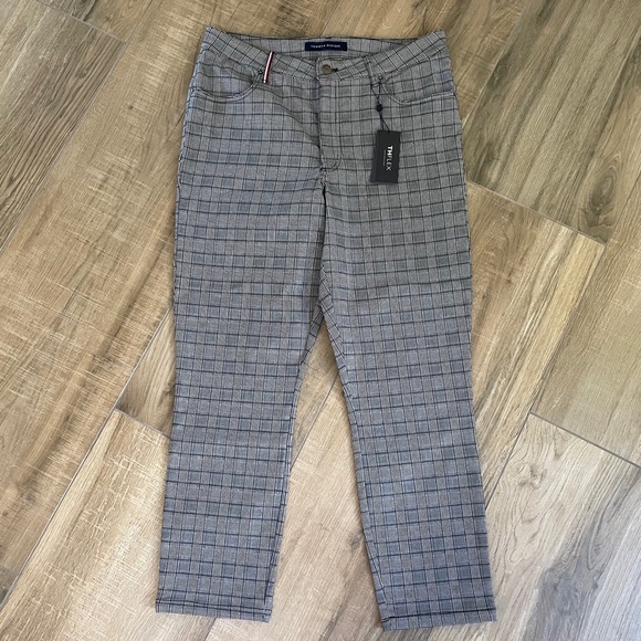 Tommy Hilfiger The Flex Plaid Patterned Ankle Pants 14 - Picture 3 of 12